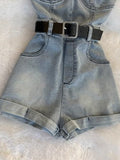 Brassing Fit Panty Women's New High-Rise Thin Leg Shorts Small Casual Jumpsuit Hottie Trousers