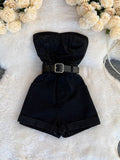 Brassing Fit Panty Women's New High-Rise Thin Leg Shorts Small Casual Jumpsuit Hottie Trousers