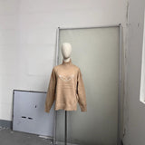 Autumn 2025 New Fashion Design Sense Single-Dlocked Slimming Pocket Jacket Outside