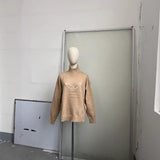 New Autumn 2025 New Fashion Temperament Loose Striped Broad Leg Suit Pants