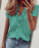 2025Wishebay Spring And Summer New Long-Sleeved Leafed Shirt