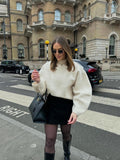 2025 Women's Autumn And Winter New Fashion Trend Of Beadskin, Loose Edgy Short Jacket
