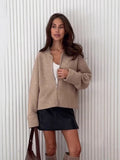 Autumn/Winter 2025 New Casual Fashion Simple Zipper Sweater