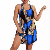 New Summer Sexy 3D Printed Mini Dresses Women's Sleeveless Size Women's Dress