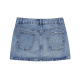 Women's New Fashion High-Waisted Denim Miniskirt