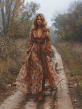 2025 Summer Women's Sling V-Necked Fork Sexy Dew Dress Temperament