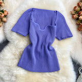 Summer Babes Style Short-Sleeved Design Sense Of Small Side Collar Machine Collar Collar Collar Collar Collar Collar Collar Collar Collar Collar Collar Collar Collar Collar Collar Collar Collar Collar Collar Collar Collar Collar Collar Collar
