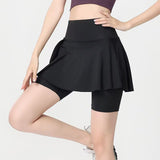 New Pocket Fake Two Yoga Pants Large-Size High-Rise Sunscreen Skirts Thin Sports Wear Outside The Bottom