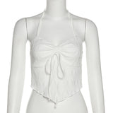 2025 Summer Fashion Trend Women's New Slings A Word Shoulder-To-Shoulder Repair Body Strap Inside A Small Vest