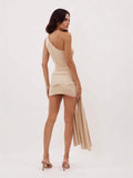 Autumn And Winter New Women's Fashion Elegant Round-Collar Knitted Dress Striped Dress Long Thin
