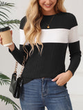 New Wish Autumn And Winter Explosion Women's Clothing Women's Knitted Long-Sleeved Color Repair Body