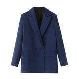 2025 Women's Jacket Jacket Spring And Autumn Classic Repair Trend Two Buckle 23 Color Suit