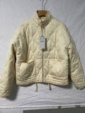 Winter New Collar Long Sleeves Loose Pocket Cotton Coat Casual Fashion