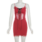 Fashion 2025 New Women's Sexy Hot Babes Slingless High-Waisted Belted With A Hip Dress