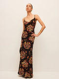 Autumn/Winter 2025 New Sling Print V-Necked Trousers Short-Sleeved Women's Waist French Jumpsuit