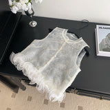 Flower Style Fashion Multifunctional Vest Women Summer Thin Three-Dimensional Lace Sleeveless Open Shirt Embroidery Net