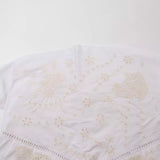 Women's New 2025 Fashion Sleeveless Embroidered Blouse