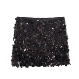 2025 Women's Autumn And Winter Temperament Light Fashion New Party Squin Mini Skirt