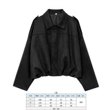 Women's 2025 New Bat Sleeve Loose-Fitting Velvet Bomber Jacket Jacket