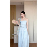 Temperament Lazy Style A Set Of Thin Shirt Folds Design Smear Tsets Women's Boobs Half-Dress Women's Suit