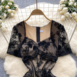 Dinner Dress Female High-End Banquet Party Dress To Collect The Waist Thin Velvet Print Folded Open Pouse Long Dress
