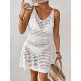 2025 Women's Jersey Knitted Sling Dress To Collect Waist Sling Skirts Beach Dress Beach Vacation
