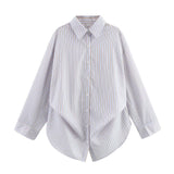Spring 2025 New Women's Fashion Simple Bat Sleeve Silk Shirt