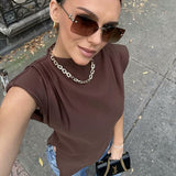 Women's Clothing 2025 Spring New New Fashion Folding Decoration Asymmetrical With Pad Shoulder Dress Woman