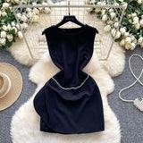 2025 Spring And Summer New Lantern Sleeve Retro Hollow Lace Splicing Single Buckle Loose Lace Dress Dress Woman