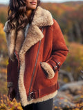 2025 Locomotive Lint Lamb Wool Coat Women's Collar Fur Coat Autumn And Winter Women's Coat