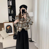 Xiaoxiang Style Hairy Short Coat 2025 New Women's Autumn And Winter Cotton Thicken French High-End Feel