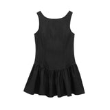 Z Women's New 2025 Folding Decorative Denim Effect Short Dress Women 6929084