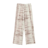 2025 Summer New Women's Tie Dye Asymmetric Hanging Top Pants