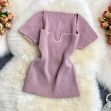 Summer Babes Style Short-Sleeved Design Sense Of Small Side Collar Machine Collar Collar Collar Collar Collar Collar Collar Collar Collar Collar Collar Collar Collar Collar Collar Collar Collar Collar Collar Collar Collar Collar Collar Collar