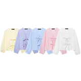 Women's Clothing 2025 New Fashion Temperament With Bow Shirt Top