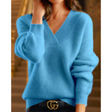 2025 Spring Summer Hollow Sweater Women In Wind Loose Knitted Long-Sleeved Cover Ice Cream Fashion