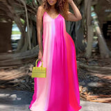 Wish Summer New Women's Sexy Printed Sexy Suspension Dress
