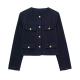 2025 Women's Autumn And Winter Fashion New 15 Color Jacket Small Scent Style Short Suit Jacket