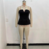 Fashion Strapless Bra Repair Vest 2025 Spring Sex Repair Shawl Dress Women's Clothing
