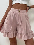 Shorts Women's Summer Wearing Casual Broad Legs Loose Shorts 2025 Summer New Women's High Waist Shorts