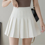 Short Skirts 100-Fold Skirt Women Autumn And Winter High-Waisted Small College Style Half-Dress Summer Skirt Large Size A Word Thin Lattice Skirt