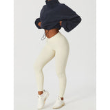 Ristling Loose Rope Zippered Sweater Fashion Hot Girl Dress Thick Sports Coat Peumen Autumn Winter