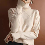 Autumn And Winter Sweater Women's High-Necked Hooded Ragged Sweater With A Solid Color Loose Lazy Bottom Shirt
