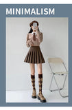 Short Skirts 100-Fold Skirt Women Autumn And Winter High-Waisted Small College Style Half-Dress Summer Skirt Large Size A Word Thin Lattice Skirt
