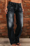 Exploding Wish Ladies Jeans Slimming Water Wash Thorn Trousers Trousers Nk205