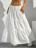 New Wish Spring And Summer Women's Dress Half-Dress Skirt Strap Splicing Big Swing Skirt Loose Long Dress Large Size Women's Clothing
