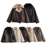 Women's Dress 2025 New Fashion Autumn And Winter Fur One-Piece Jacket Jacket