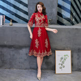 Bride Toast Dress Show 2025 New Medium And Long-Term Wedding Girl Can Usually Wear Back To The Door Plain Dress Evening Dress
