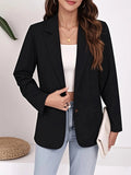 New Wish Spring And Autumn Fashion Splicing Collar Repair Cardigan Temperament Blazer