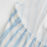 Spring New Women's Fashion Design Hit The Color Stripe Hanging Neck Slings